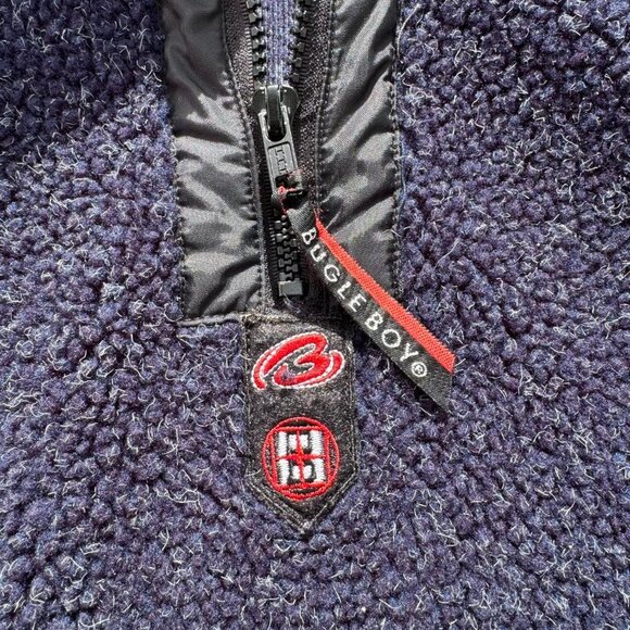 vintage bugle boy outerwear fleece pullover - size m men's - Picture 4 of 6